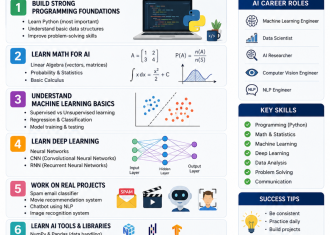 How to Start a Career in Artificial Intelligence (Step-by-Step Guide)